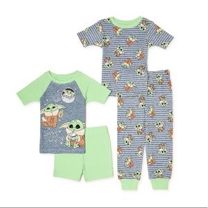 Toddler  Star Wars The Mandalorian 4-Piece Pajama Set Size 3T NEW